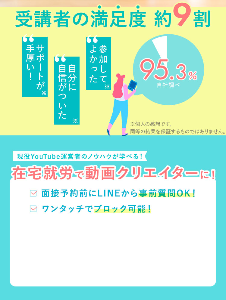 在宅就労で動画クリエイターに！